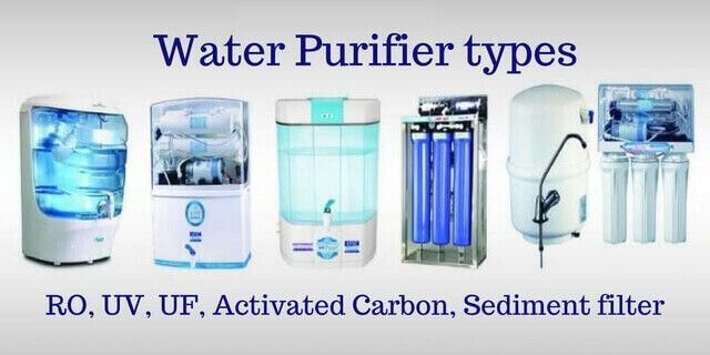 Different types of water filters available to purchase in Kathmandu Nepal