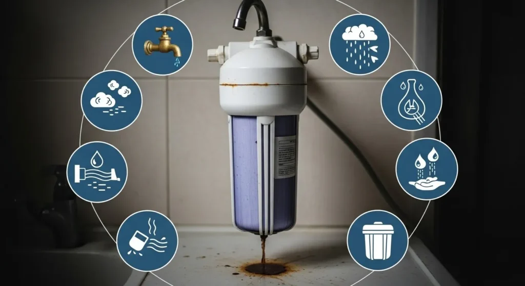 Signs of a faulty water filter