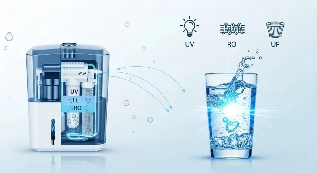 Water Purifiers - Advanced Protection with UV RO and UF Technologies